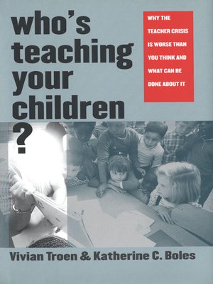 cover image of Who's Teaching Your Children?